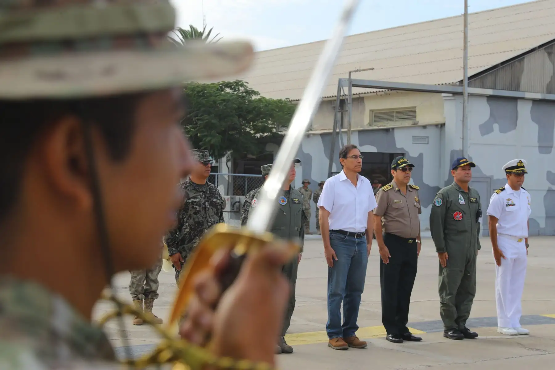 Presidente Martín Vizcarra llega a la región Lambayeque. Foto:ANDINA/Prensa Presidencia