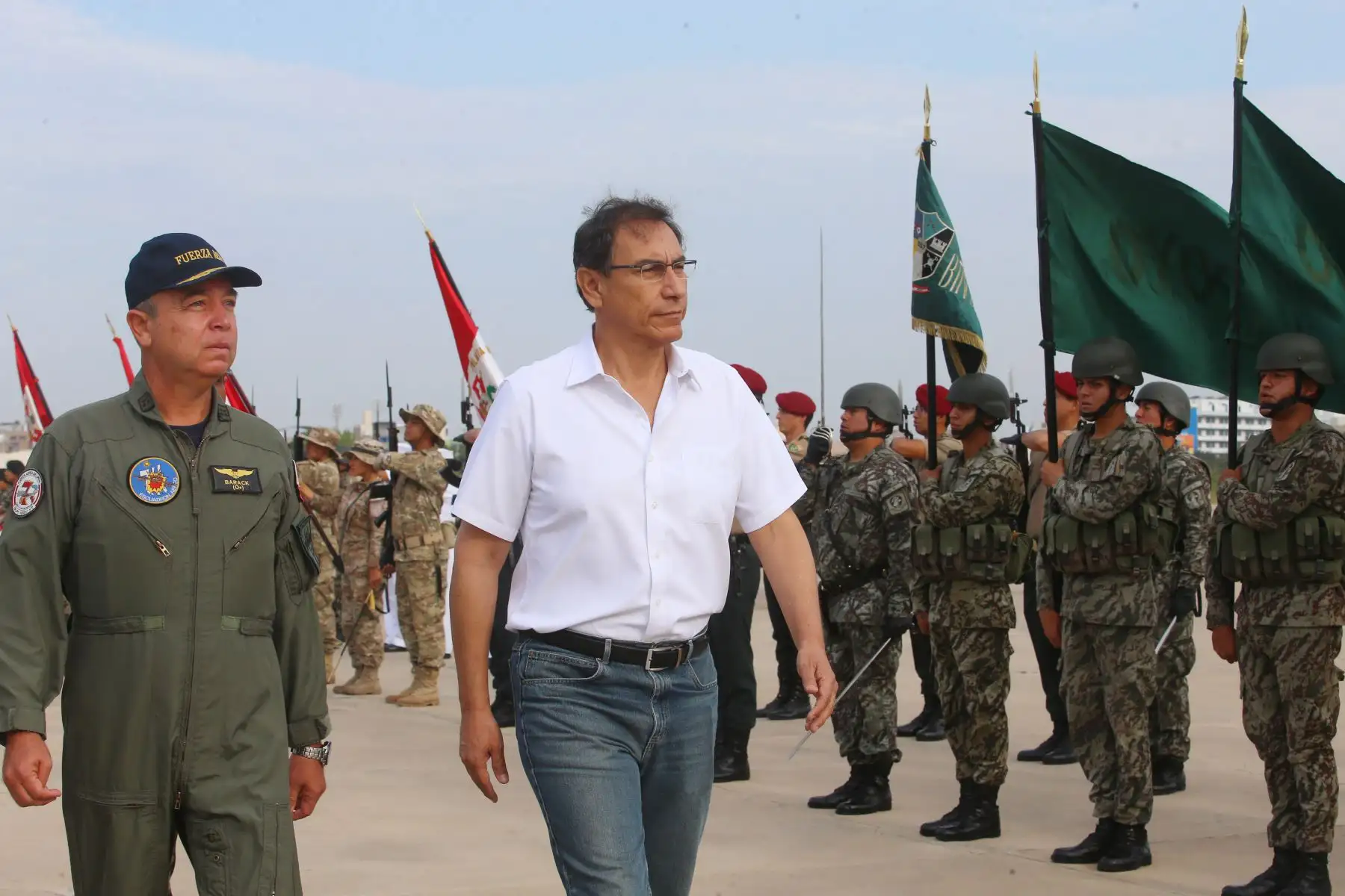 Presidente Martín Vizcarra llega a la región Lambayeque. Foto:ANDINA/Prensa Presidencia