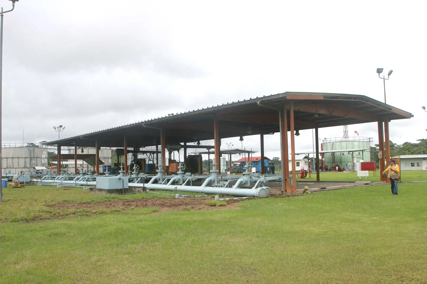 Instalaciones del Oleoducto Nor Peruano, ubicadas en el distrito de Morona, provincia loretana de Datem del Marañón. ANDINA/Difusión