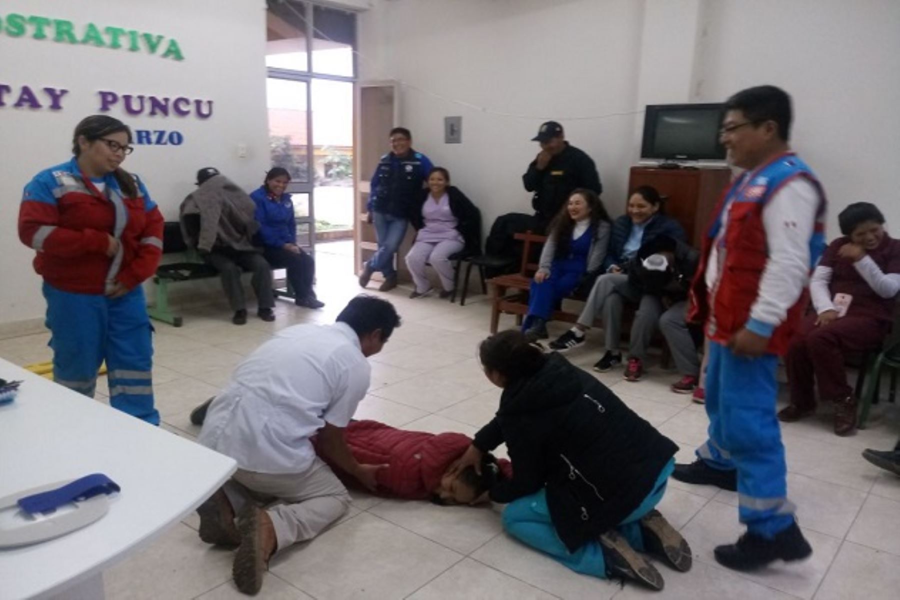 SAMU fortalece respuesta ante situaciones de emergencia en Huancavelica. ANDINA/Difusión