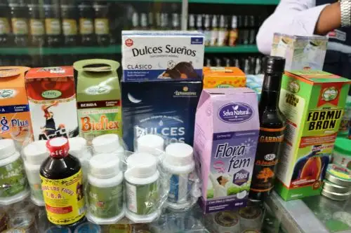 Productos incautados por Digemid. Foto: ANDINA/Difusión.
