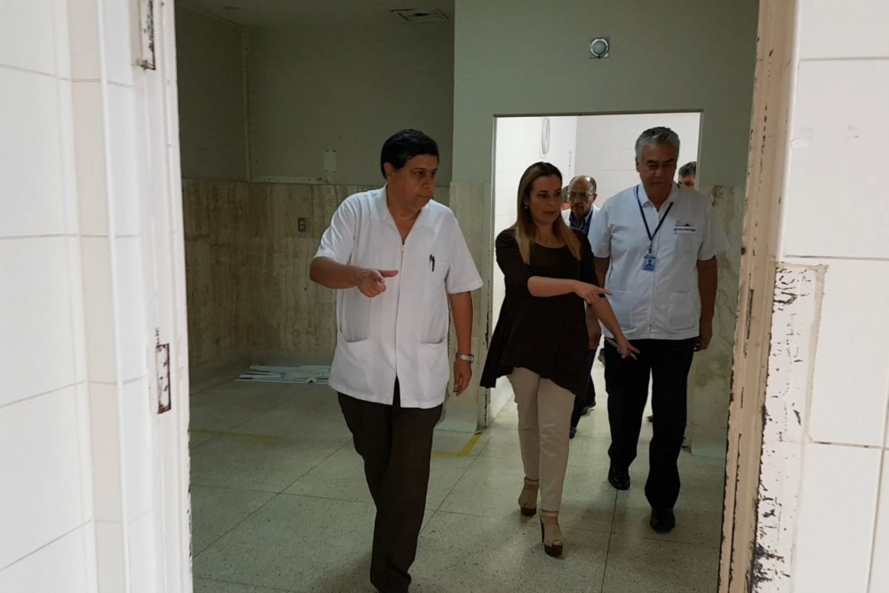 Presidenta de Essalud visita hospital Rebagliati. Foto: Andina/difusión