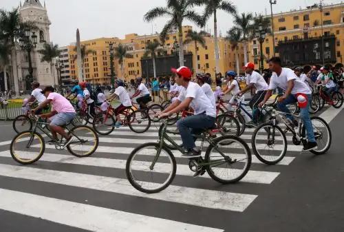 Forma tu equipo y únete al Bici Reto Urbano este 16 de febrero. Foto: ANDINA/Norman Córdova