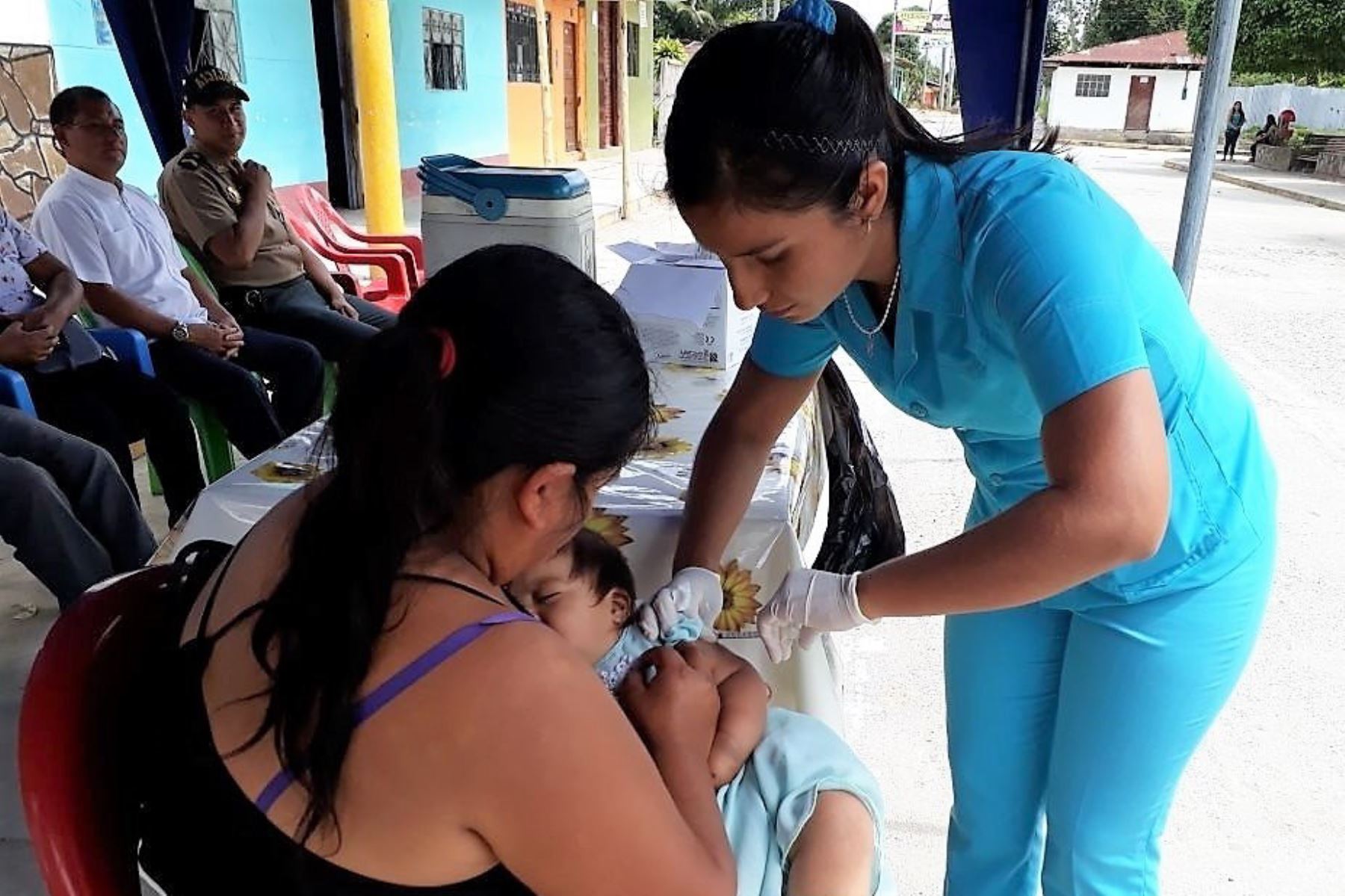 Región San Martín inicia la campaña Vacunación en las Américas. ANDINA