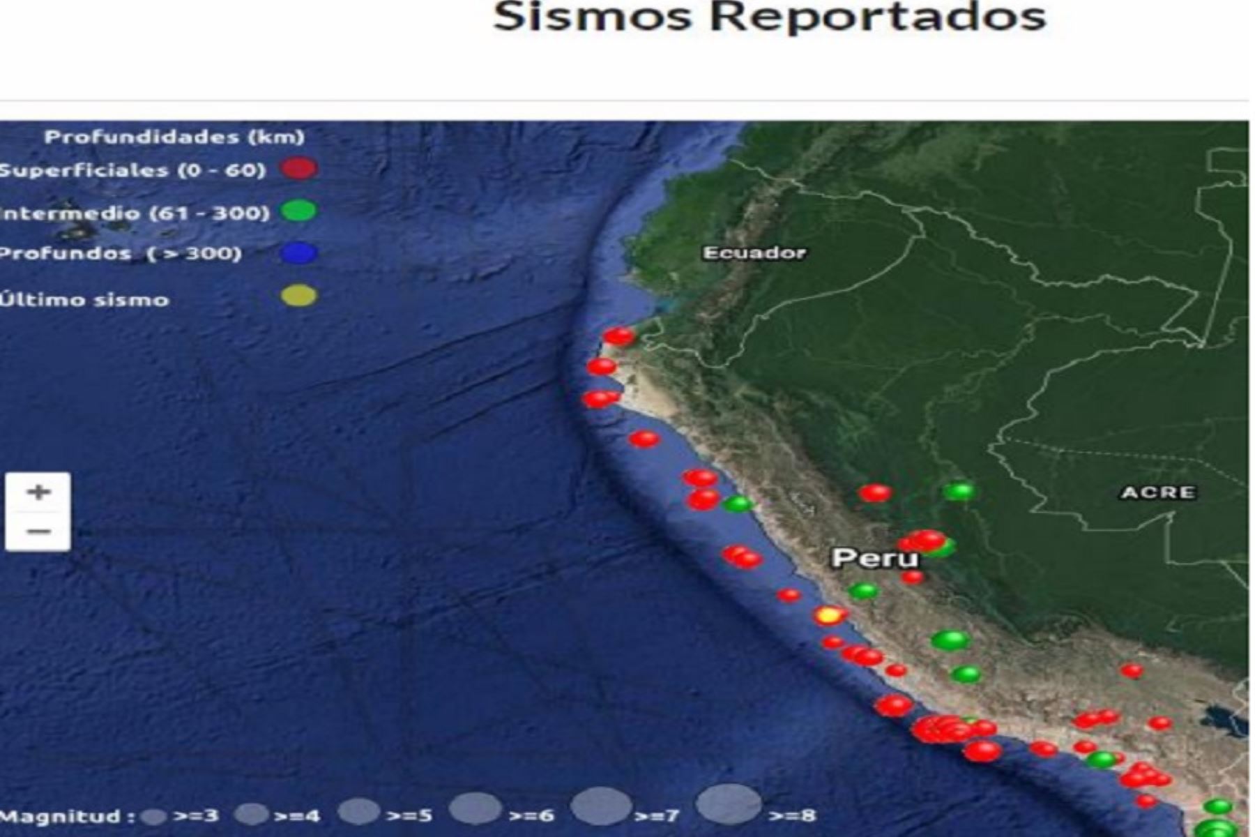 El fuerte sismo ocurrido en la víspera en el distrito de Mala, provincia de Cañete, y que se sintió con intensidad en Lima y otras provincias vecinas, forma parte de los 39 eventos telúricos de gran magnitud reportados en varias regiones del país en lo que va del siglo XXI.  ANDINA/Difusión