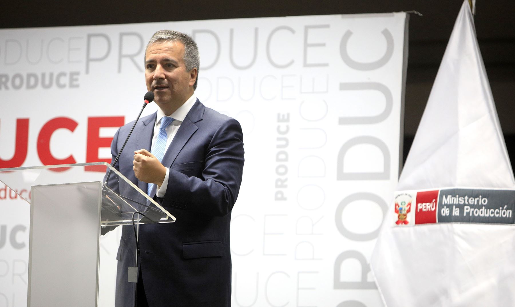 Ministro de la Producción Raúl Pérez-Reyes. Cortesía.