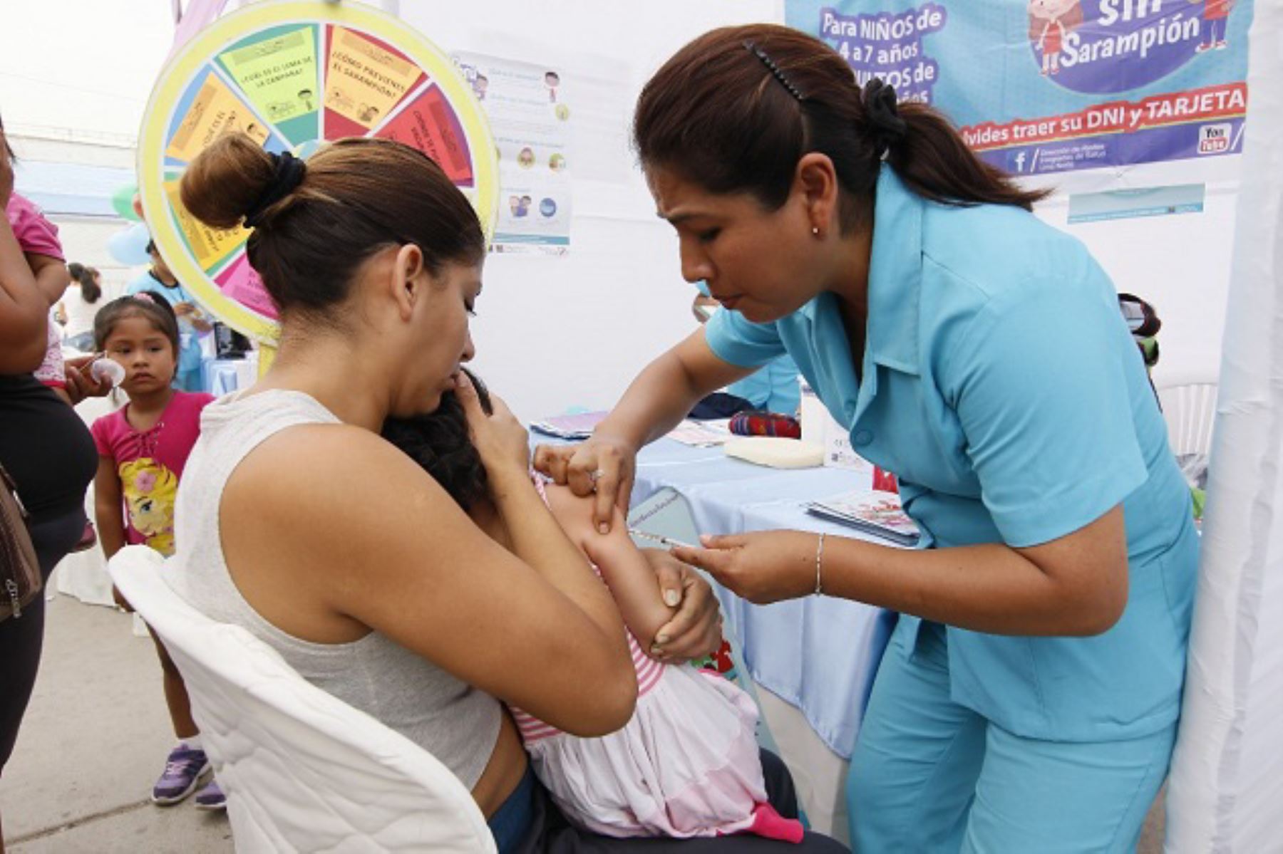 Semana de Vacunación de Las Américas en el Perú. Foto: Andina/difusión