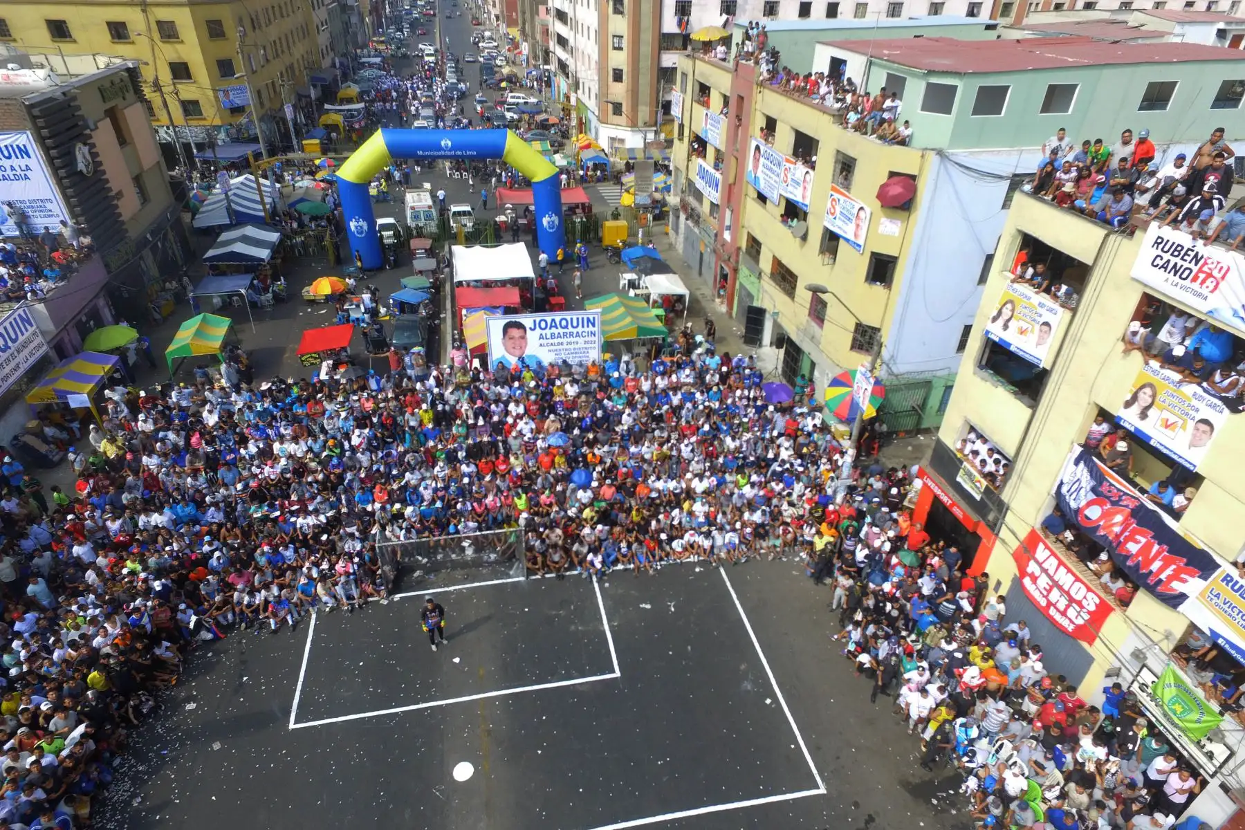 Foto panorámica de la 68ª edición del Mundialito del Porvenir 2018 .Foto: ANDINA/Jhony Laurente