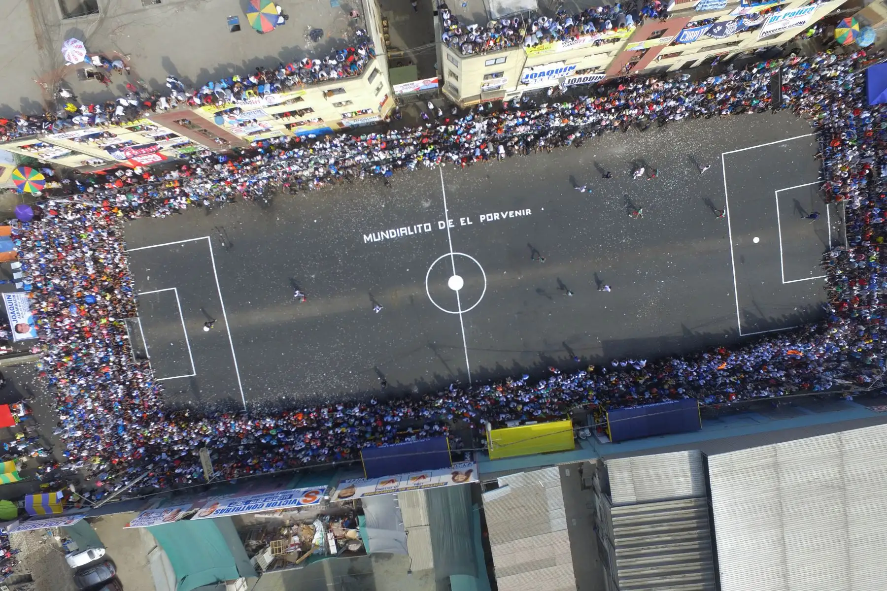 Foto panorámica de la 68ª edición del Mundialito del Porvenir 2018 .Foto: ANDINA/Jhony Laurente