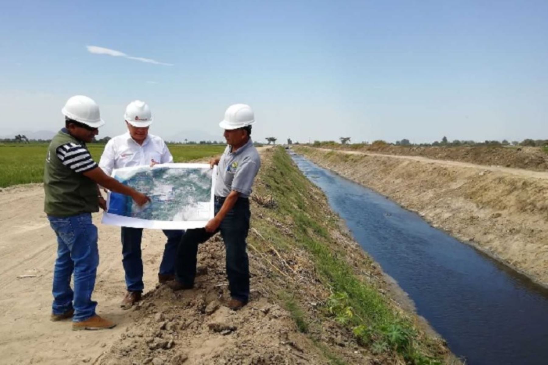 Lambayeque: autoridades inician hoy trabajos de descolmatación de drenes .ANDINA/Difusión