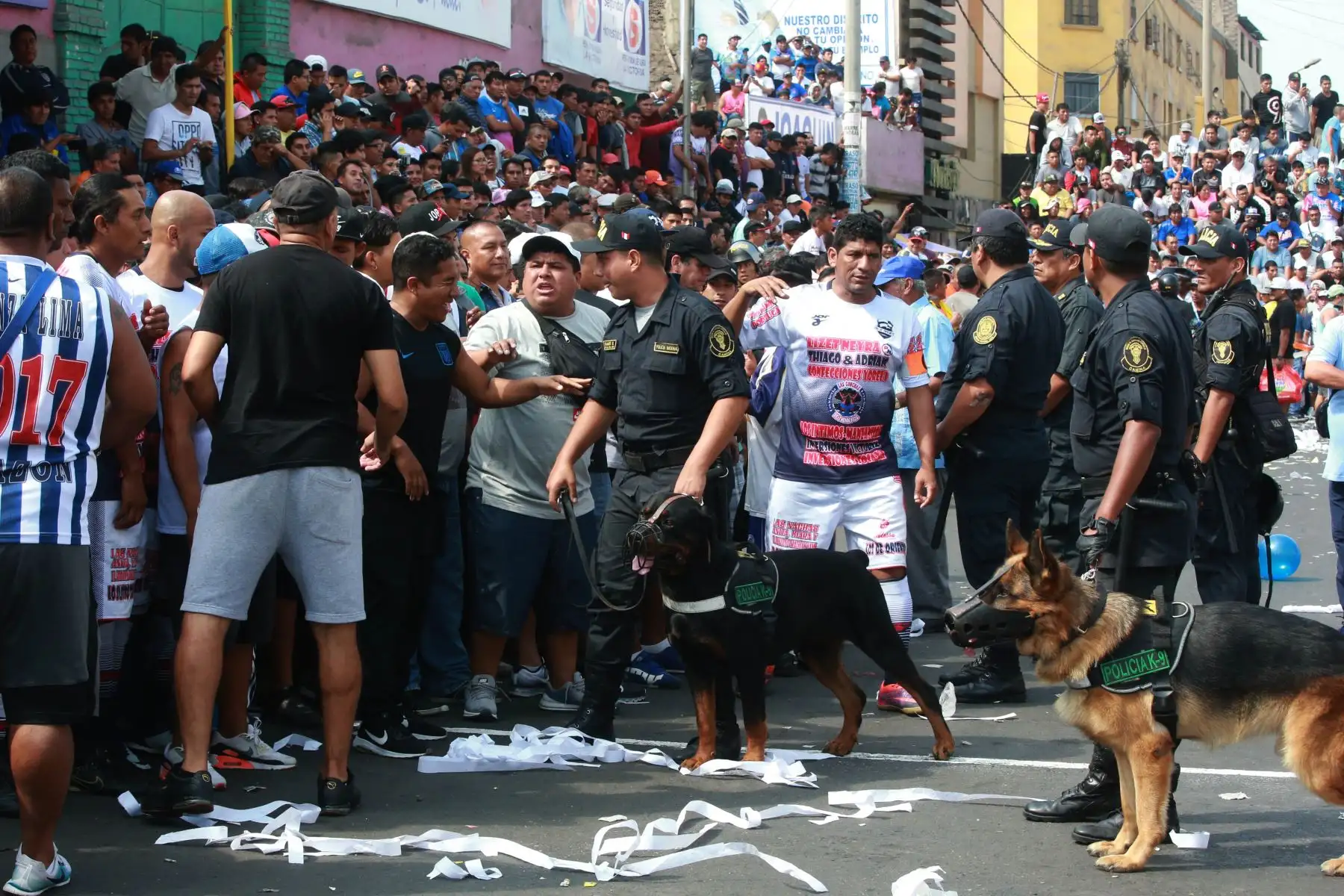 Policía Nacional brinda seguridad,  durante la 68ª edición del Mundialito del Porvenir 2018.Foto: ANDINA/Jhony Laurente