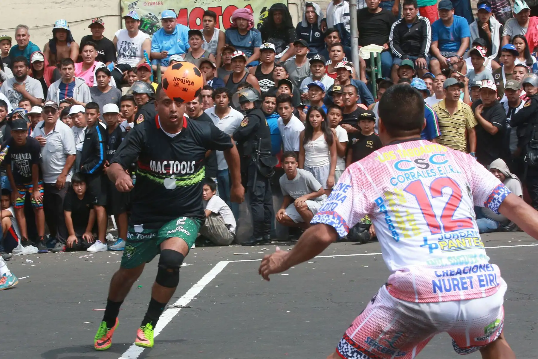 Partido de fulbito por el  68ª edición del Mundialito del Porvenir 2018.Foto: ANDINA/Jhony Laurente