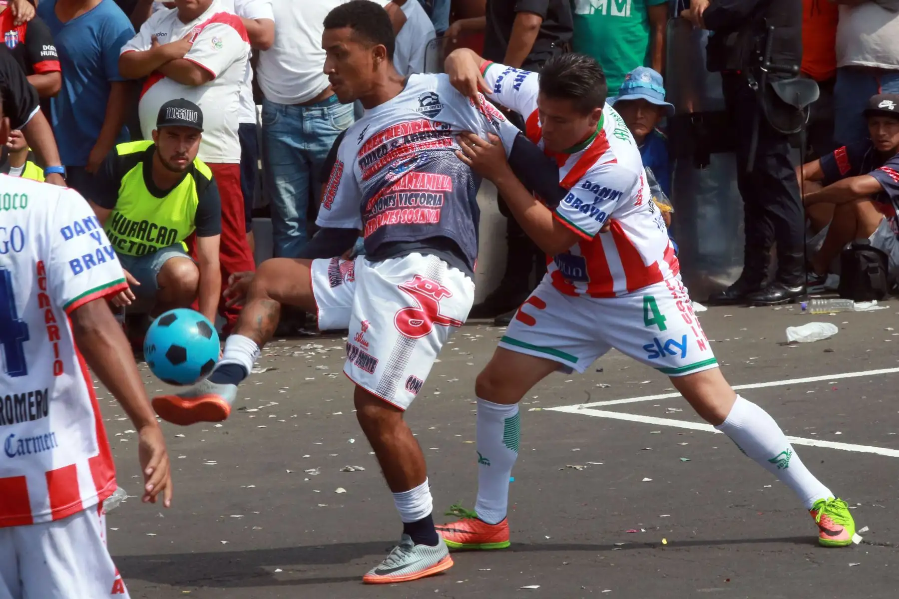 Partido de fulbito por el  68ª edición del Mundialito del Porvenir 2018.Foto: ANDINA/Jhony Laurente