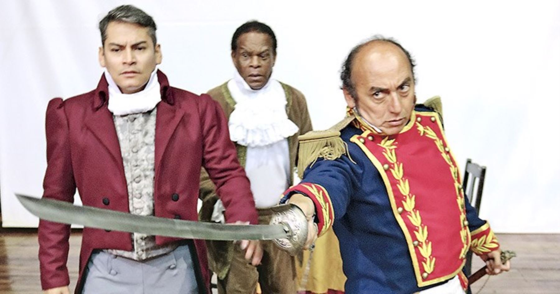 Obra de teatro La visita de Bolívar