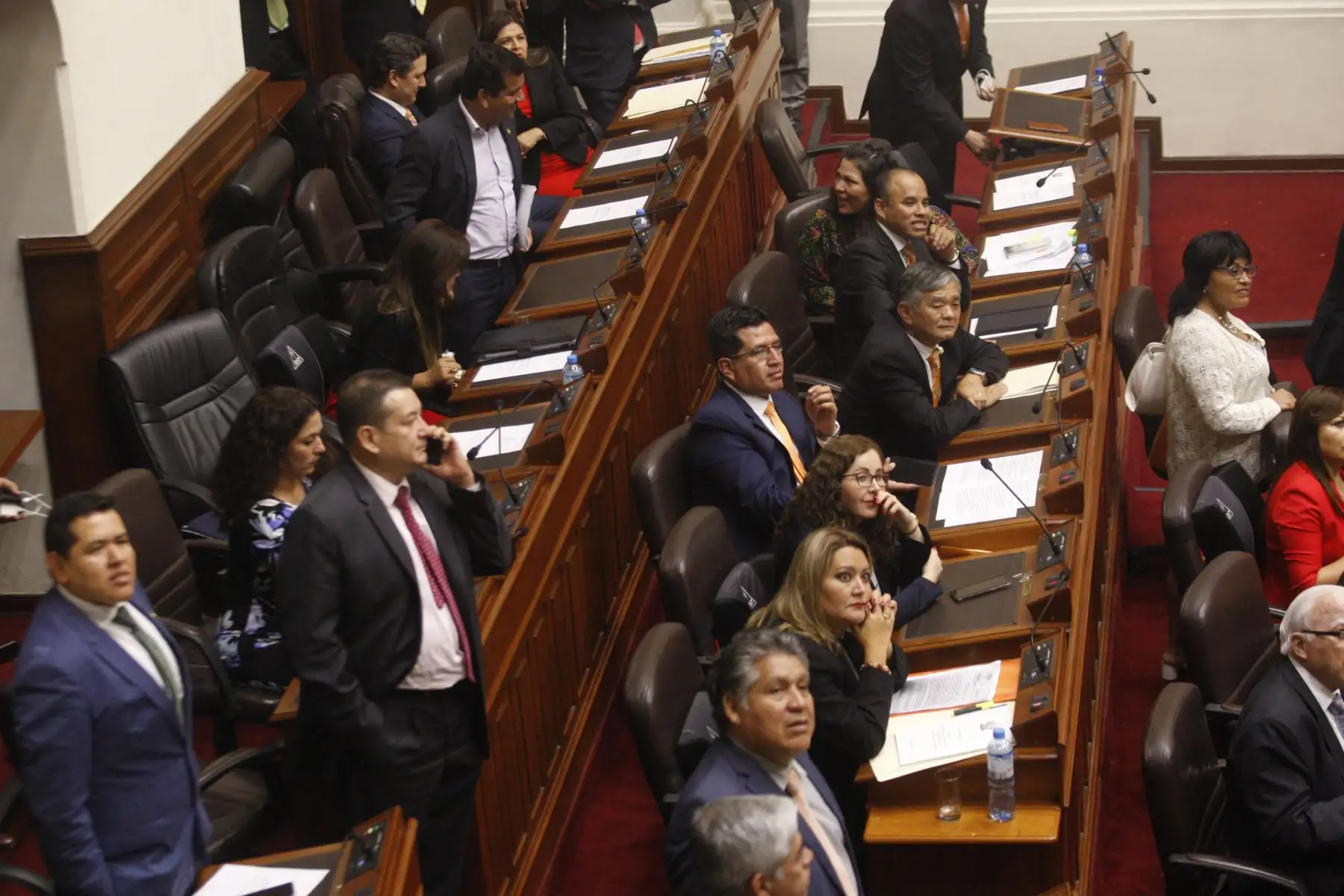 Se aprobó el voto de confianza al gabinete liderado por el Premier César Villanueva . Foto: ANDINA/Eddy Ramos.