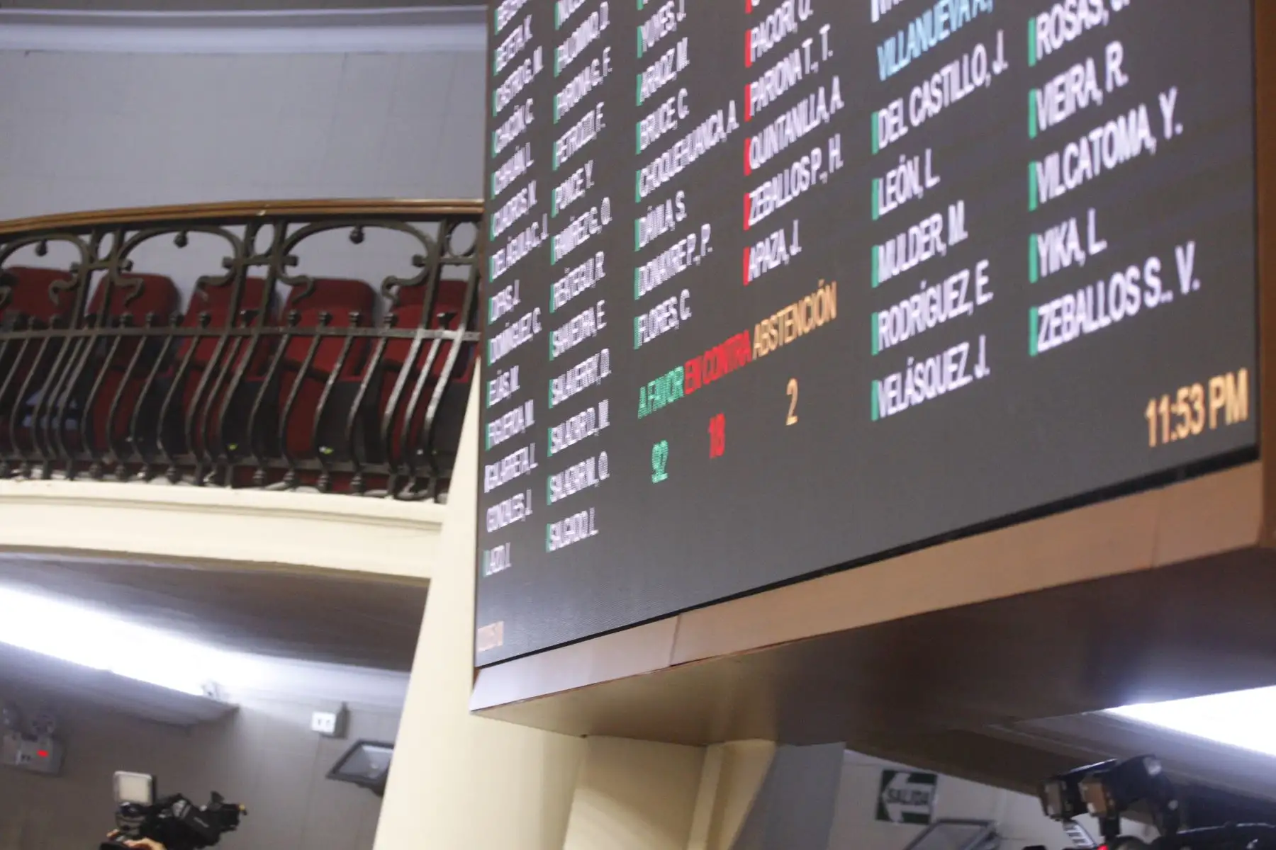 Se aprobó el voto de confianza al gabinete liderado por el Premier César Villanueva . Foto: ANDINA/Eddy Ramos.