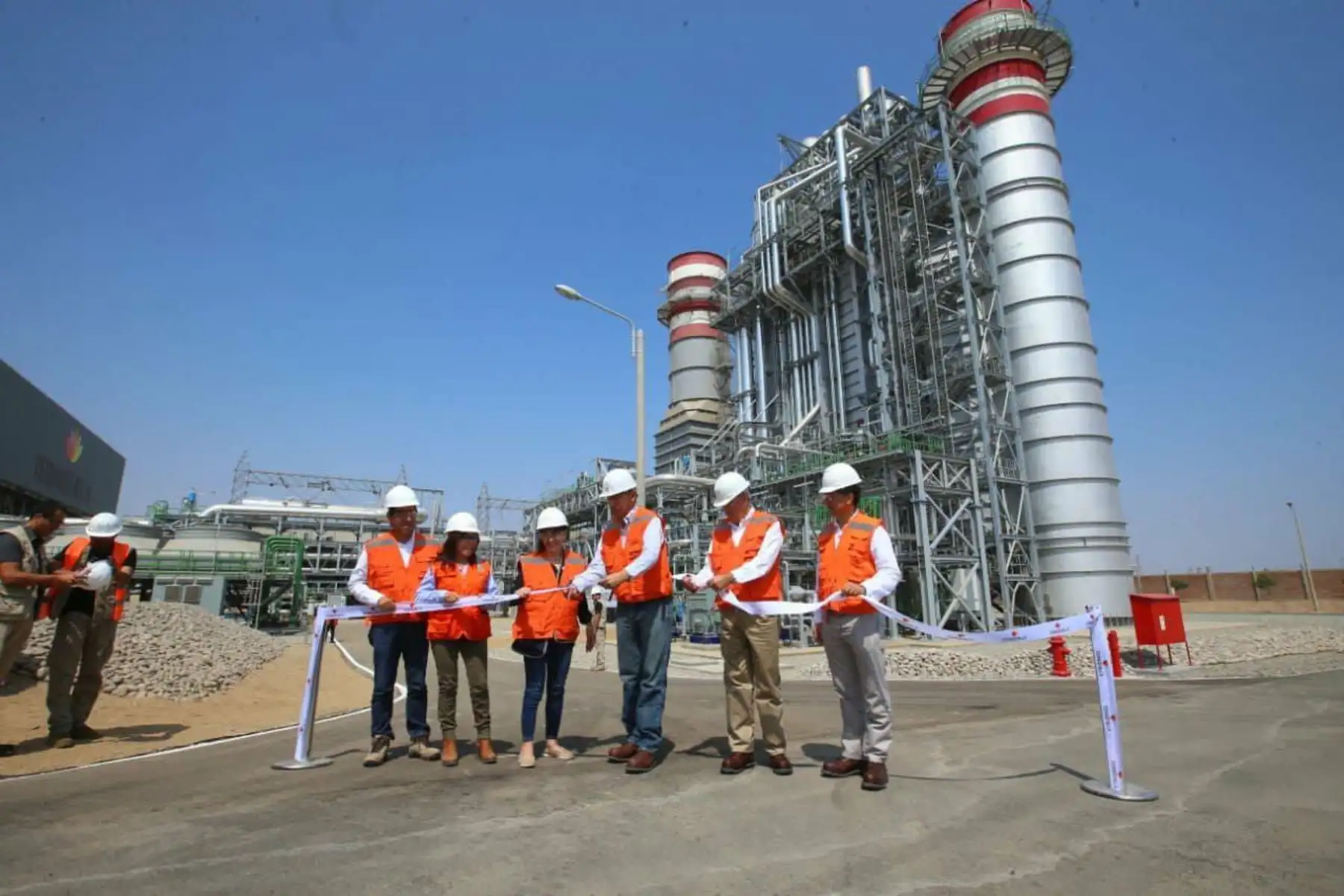 Presidente Vizcarra inaugura planta de ciclo combinado Termochilca. Foto: ANDINA/Prensa Presidencia
