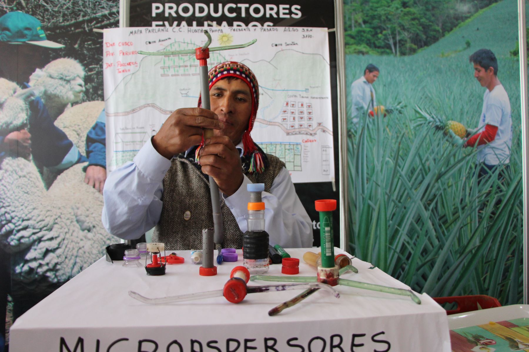 Talentos rurales de Junín, Huancavelica y Cusco participan en feria de innovación agraria. ANDINA/Difusión