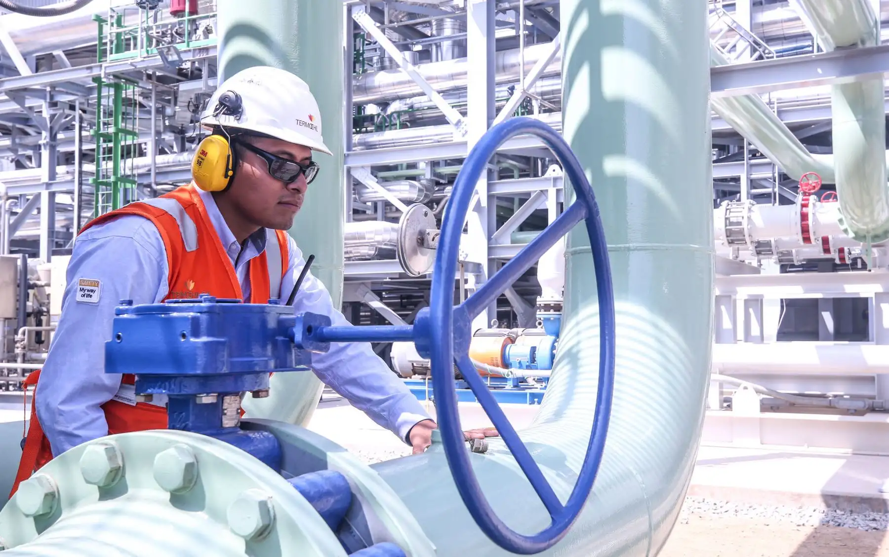 Planta de ciclo combinado Santo Domingo de los Olleros, construida por la empresa Termochilca en Chilca (Cañete), que demandó una inversión de 180 millones de dólares. Foto: ANDINA/ MINEM