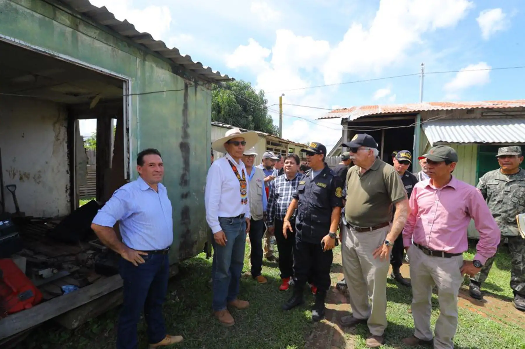 Jefe de Estado preside inicio de obras del nuevo Centro de Salud en Purús y supervisa desarrollo de campaña de salud en esta localidad. Foto: ANDINA/Prensa Presidencia