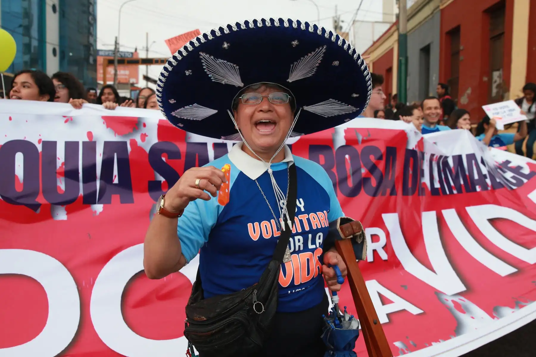 Marcha por la vida. Foto: ANDINA/Vidal Tarqui