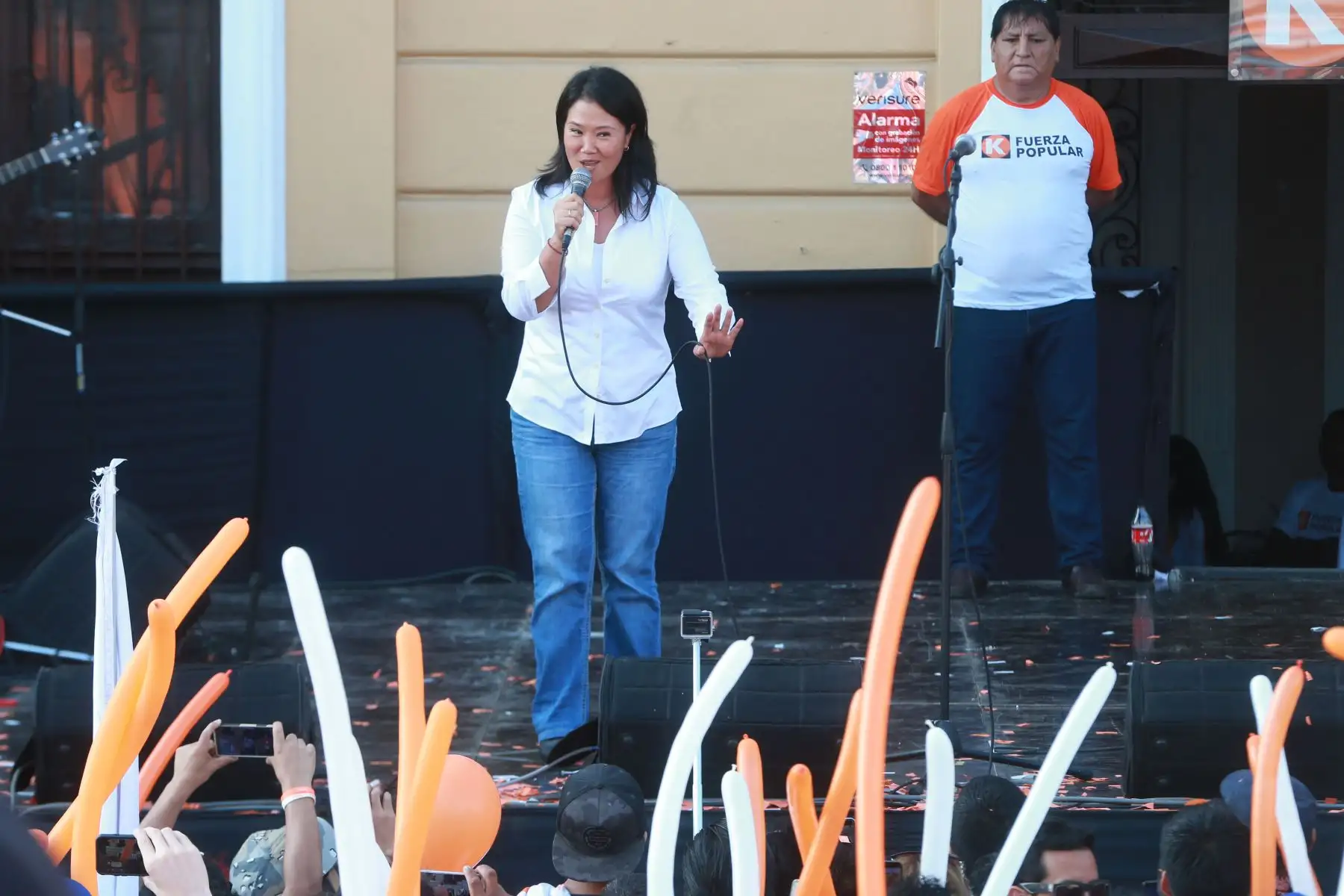 Fuerza Popular presenta a Diethell Columbus como su precandidato a la alcaldía de Lima. Foto: ANDINA/Vidal Tarqui