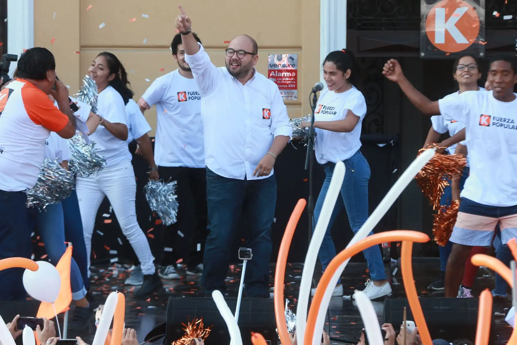Fuerza Popular presenta a Diethell Columbus como su precandidato a  la alcaldía de Lima. Foto: ANDINA/Vidal Tarqui
