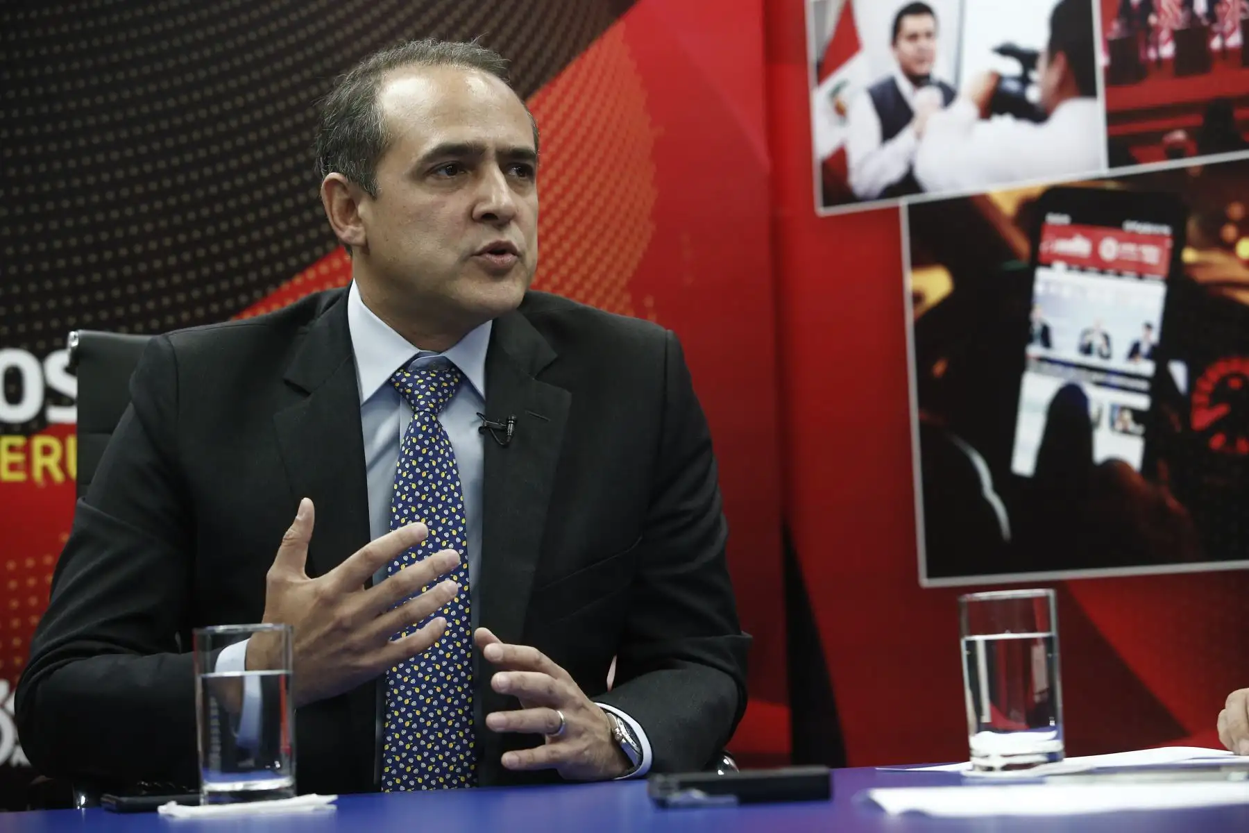 Presidente de la Cámara Peruana de la Construcción, Enrique Espinoza. ANDINA/Melina Mejía