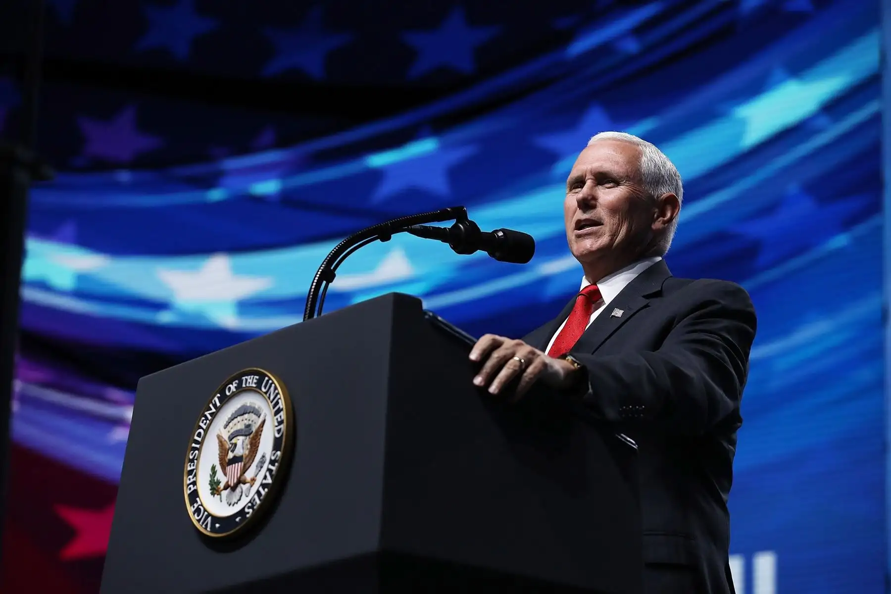 Mike Pence, vicepresidente de EEUU. Foto: AFP