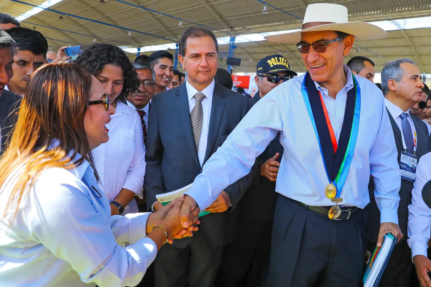 Presidente Vizcarra inaugura IV Congreso Internacional Sur Minero-IV Comasurmin, en Moquegua. Foto: ANDINA/Prensa Presidencia.