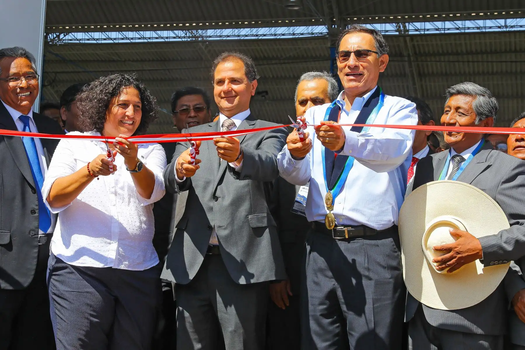 Presidente Vizcarra inaugura IV Congreso Internacional Sur Minero-IV Comasurmin, en Moquegua. Foto: ANDINA/Prensa Presidencia.