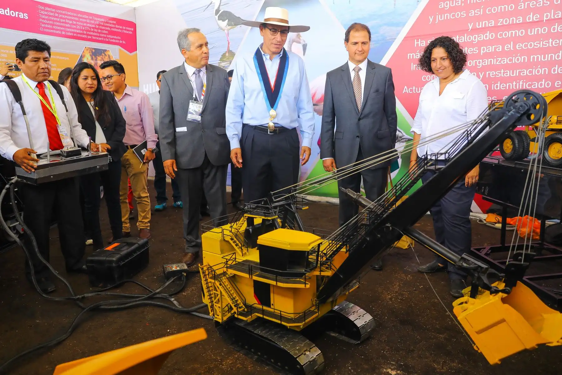 Presidente Vizcarra inaugura IV Congreso Internacional Sur Minero-IV Comasurmin, en Moquegua. Foto: ANDINA/Prensa Presidencia.