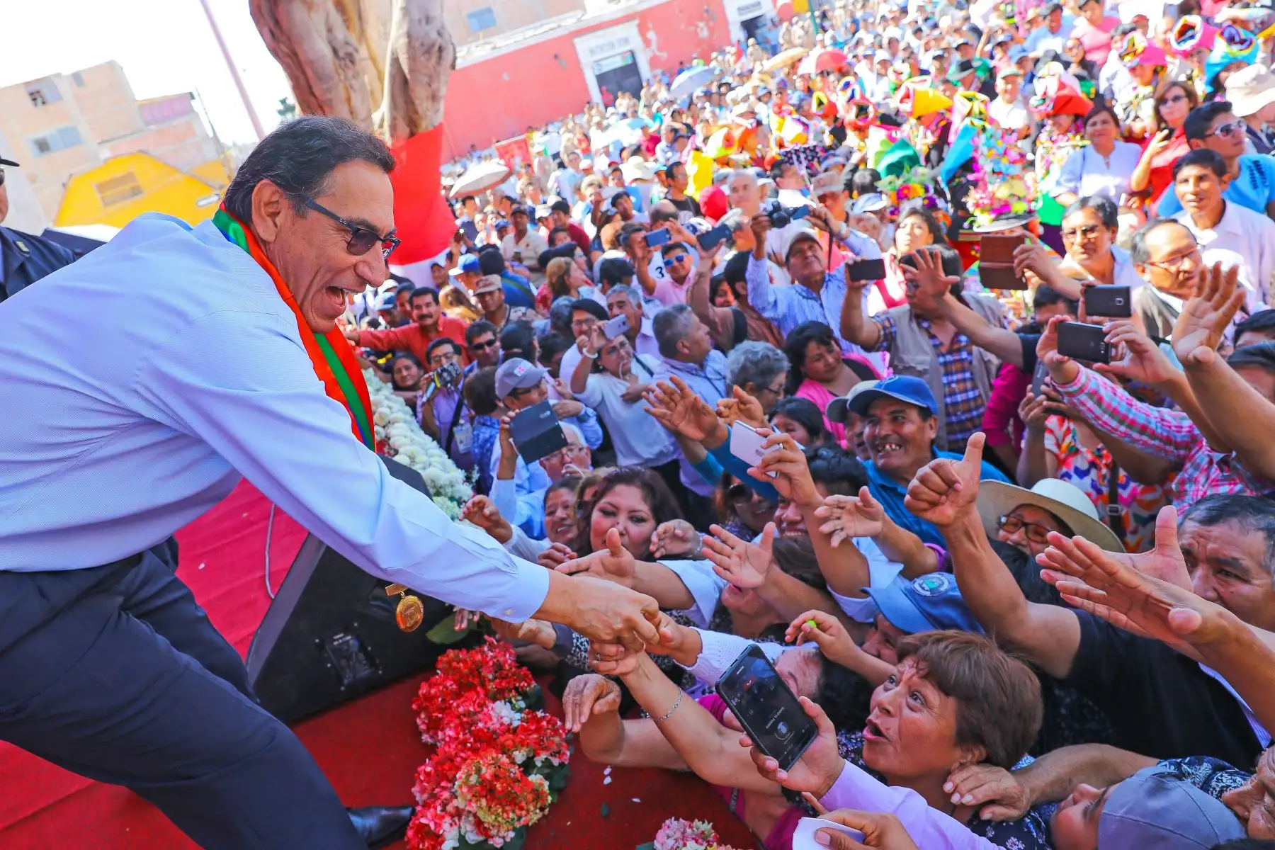 Presidente Vizcarra recibe reconocimiento en Moquegua.  Foto: ANDINA/Prensa Presidencia