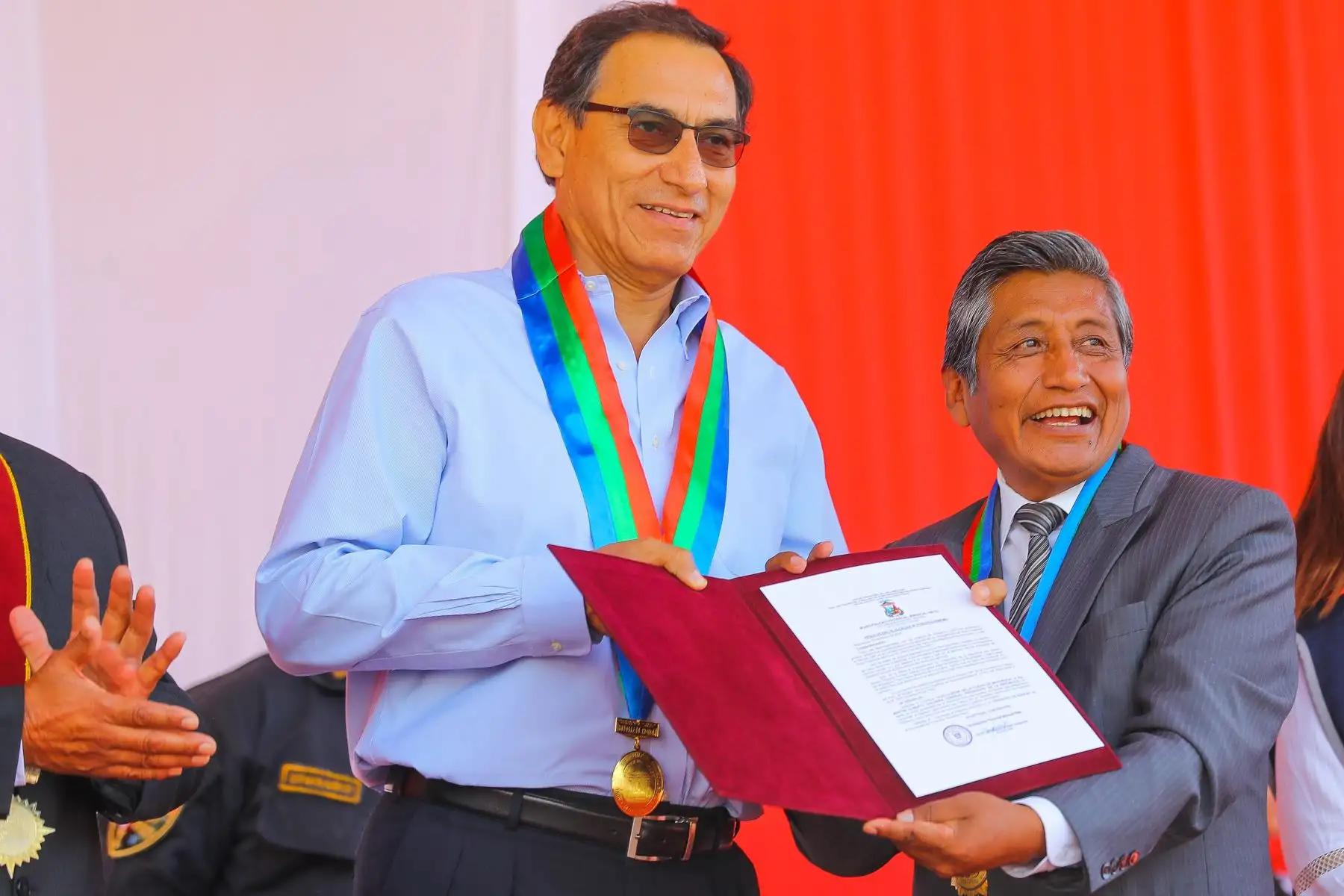 Presidente Vizcarra recibe reconocimiento en Moquegua.  Foto: ANDINA/Prensa Presidencia