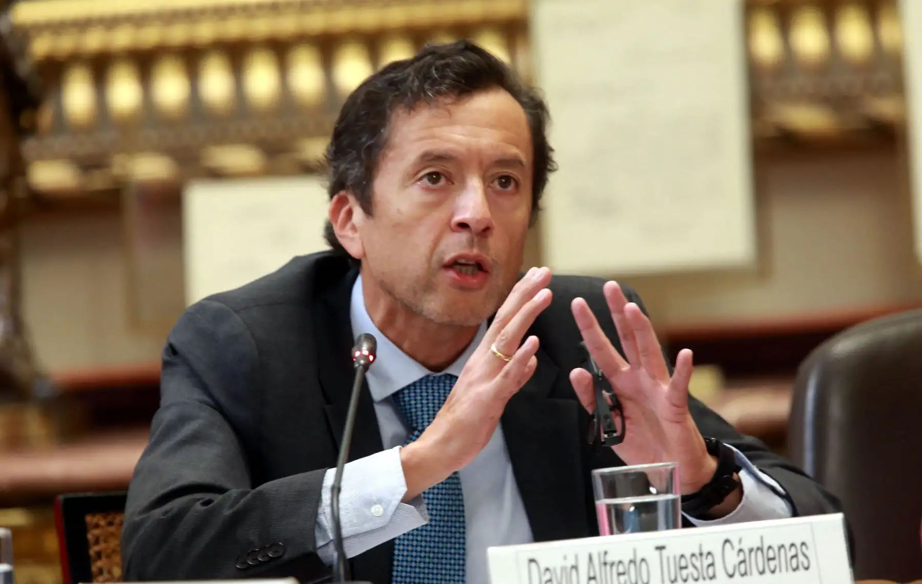 Ministro de Economía y Finanzas, David Tuesta. ANDINA/Norman Córdova