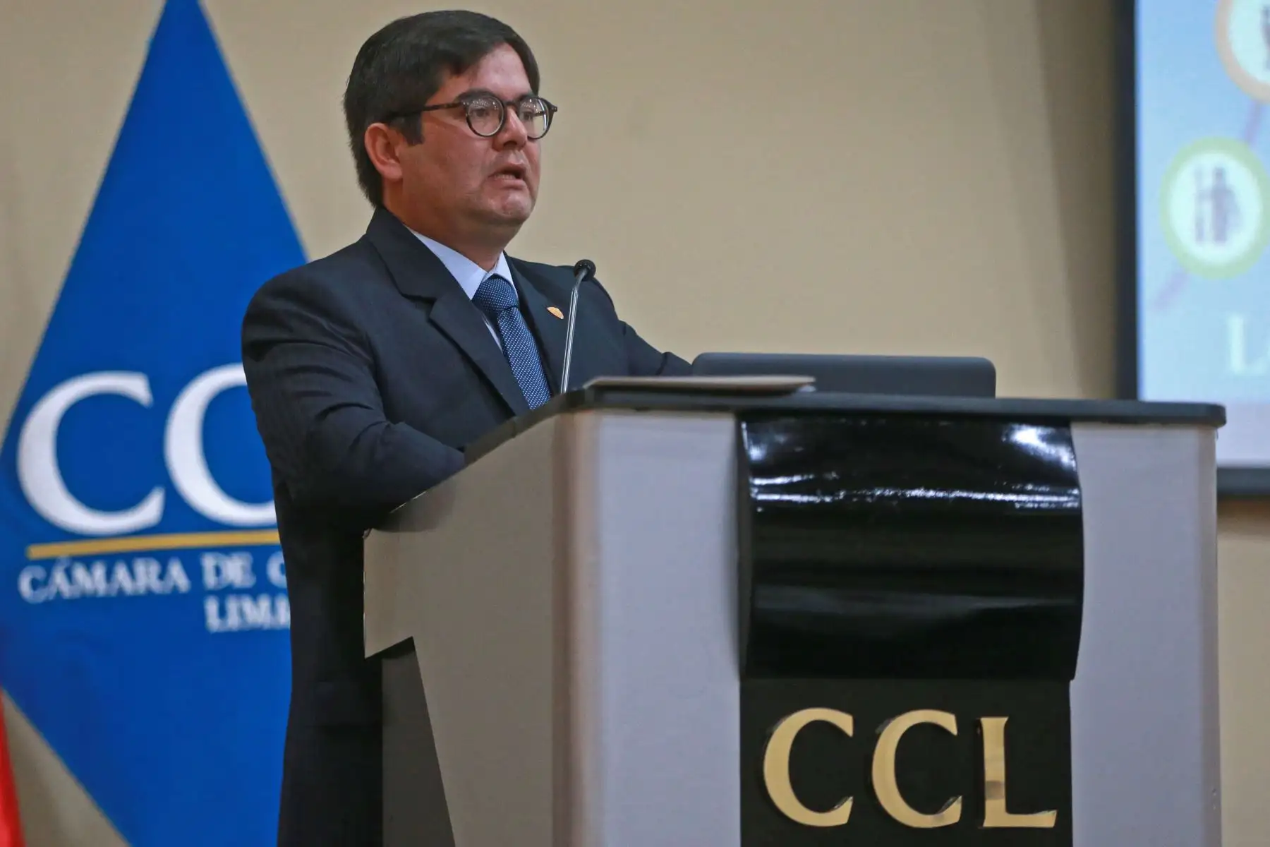 Carlos Vásquez Ganoza presidente de Inpe, organiza III Encuentro Empresarial en la CCL, enfocado en el trabajo de las internas. Foto: ANDINA/Vidal Tarqui.