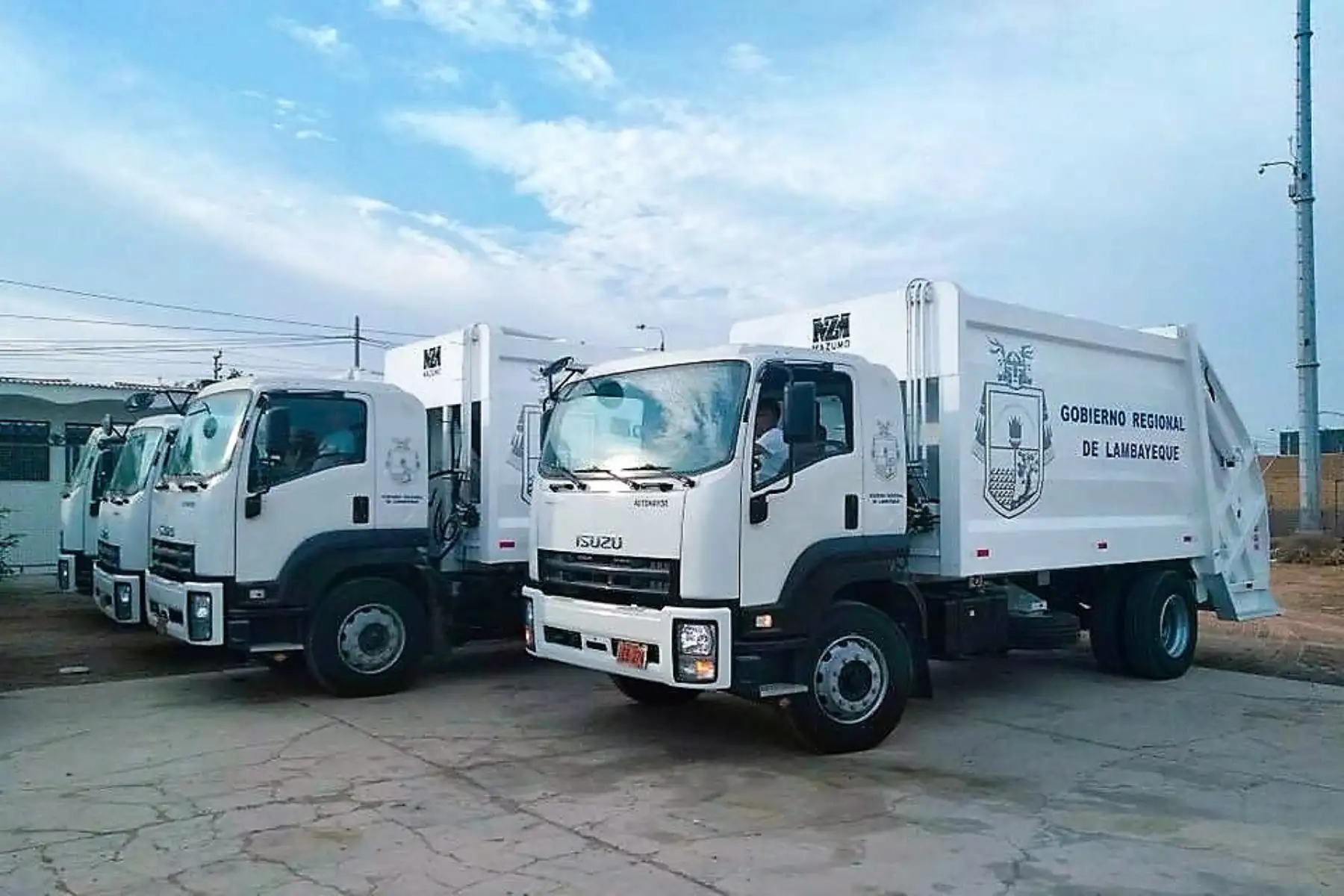 Gobierno Regional de Lambayeque entregará diez compactadoras al distrito de Leonardo Ortiz.