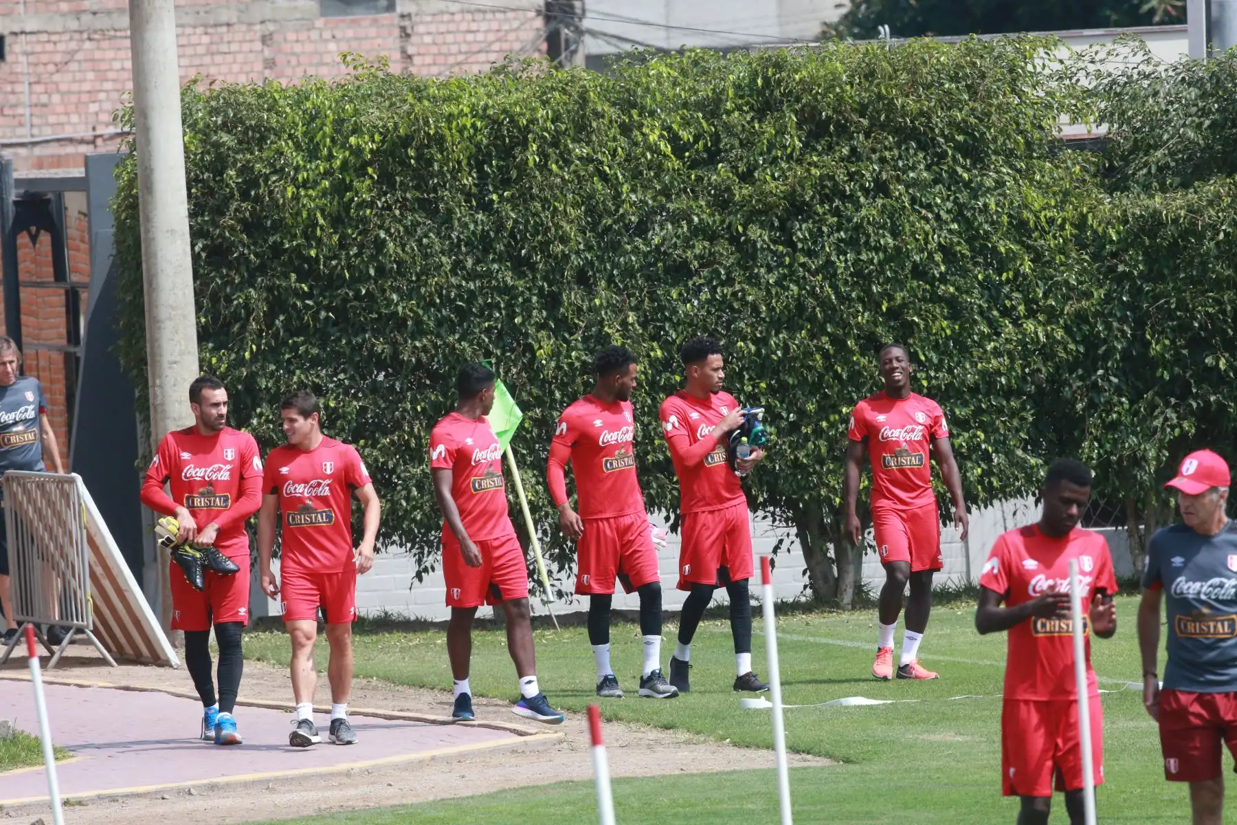 Los jugadores de la selección peruana pasaron exámenes médicos de rigor antes de iniciar los entrenamientos en la Villa Deportiva Nacional (Videna). Foto: ANDINA/Jhony Laurente.