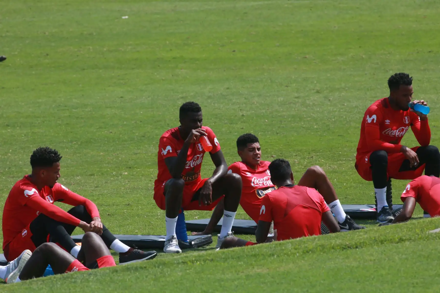 Los jugadores de la selección peruana pasaron exámenes médicos de rigor antes de iniciar los entrenamientos en la Villa Deportiva Nacional (Videna). Foto: ANDINA/Jhony Laurente.