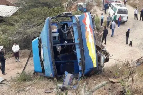 Los heridos han sido trasladados a los hospitales de apoyo de Caraz y Huaraz