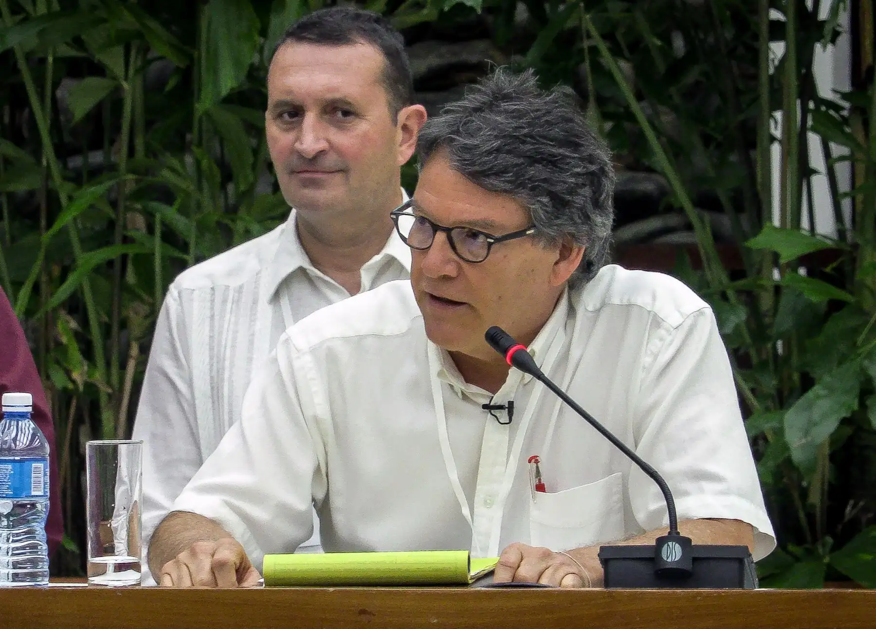 Jefe negociador del gobierno colombiano, Gustavo Bell Foto: AFP