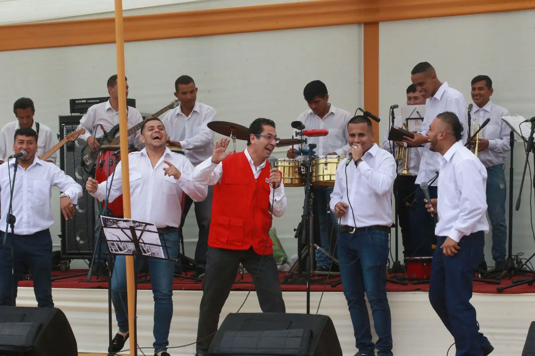 Ministro de Justicia Salvador Heresi participó en Reconocimiento oficial del programa de formación musical “Orquestando”, en el penal del Callao.Foto: ANDINA/Jhony Laurente