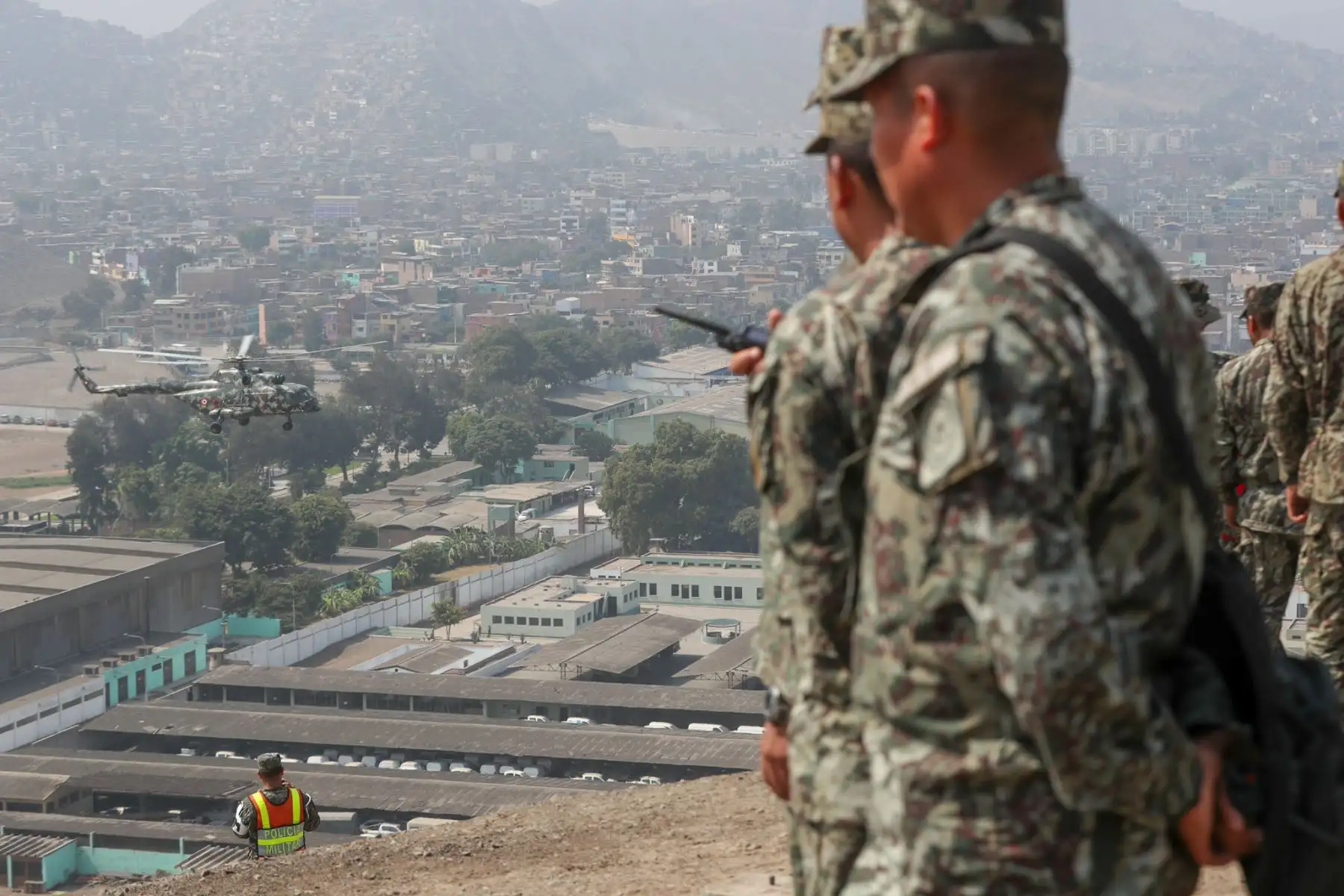 Primera Brigada  Multipropósito  Mariscal del Perú Eloy Gaspar Ureta Montehermoso, del Ejército del Perú, realizó simulacro multisectorial  de atención possismo. Foto: ANDINA/Mindef.