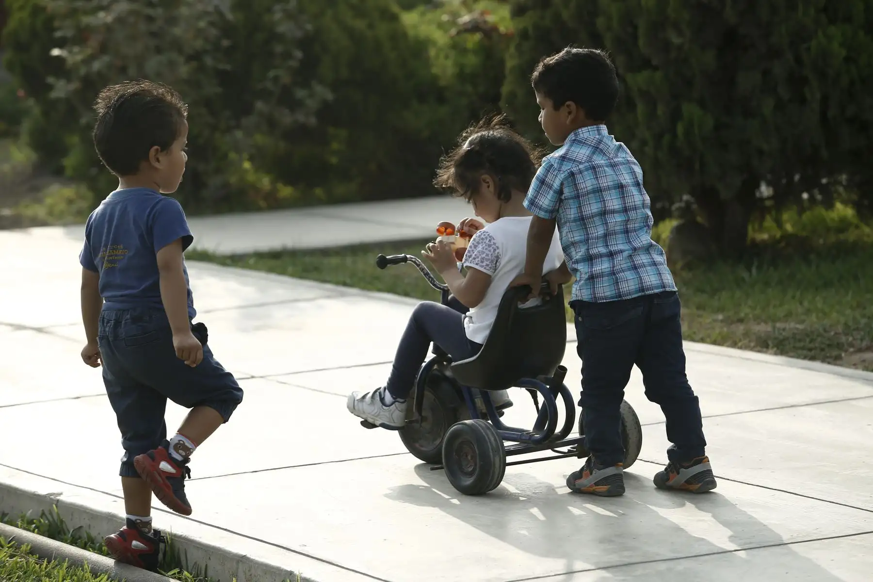 Aldeas infantiles SOS ha lanzado la campaña #MeImportan para crear conciencia sobre la importancia de que los menores gocen de su derecho a vivir en familia. Foto: ANDINA/Melina Mejía.
