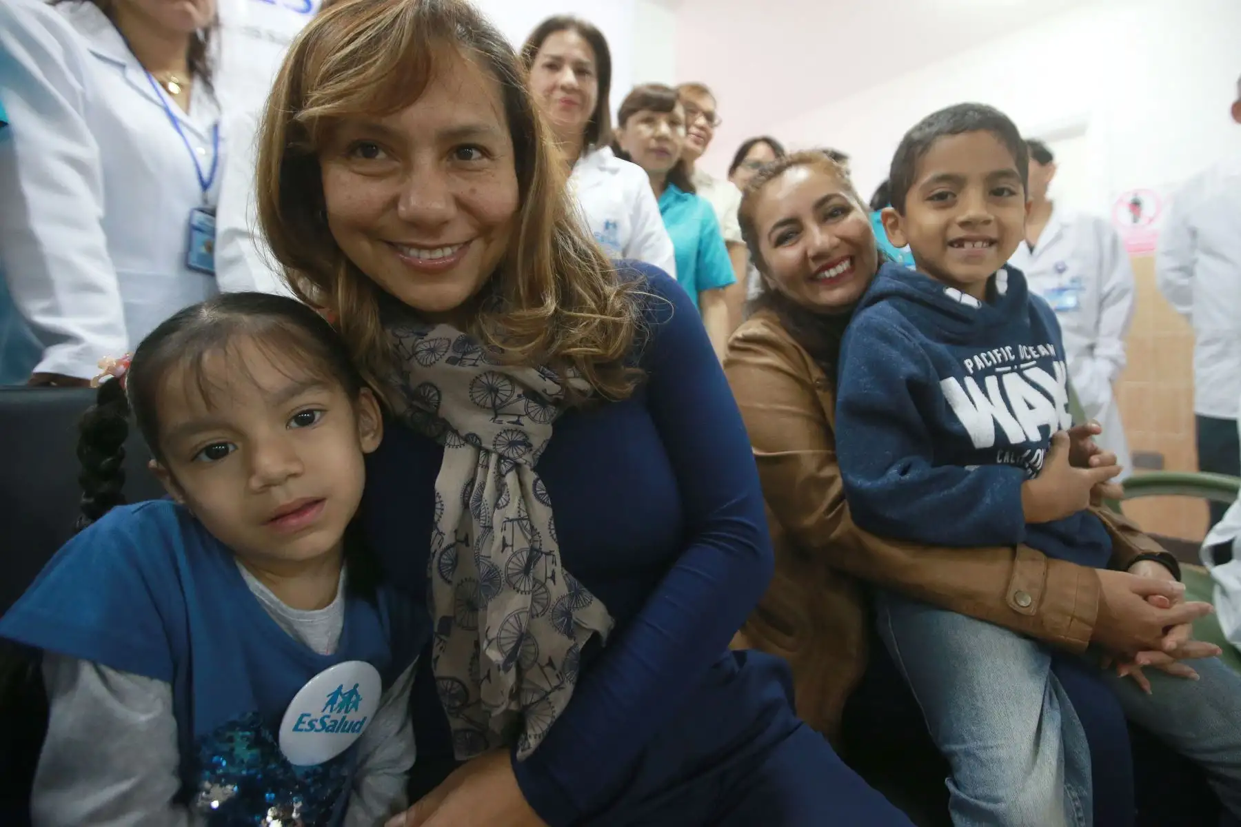 Cecilia Cornejo donó parte de su hígado  a su hija Aitana, en una compleja operación quirúrgica en el hospital Rebagliati Martins, de EsSalud. Foto: ANDINA/Jhony Laurente.
