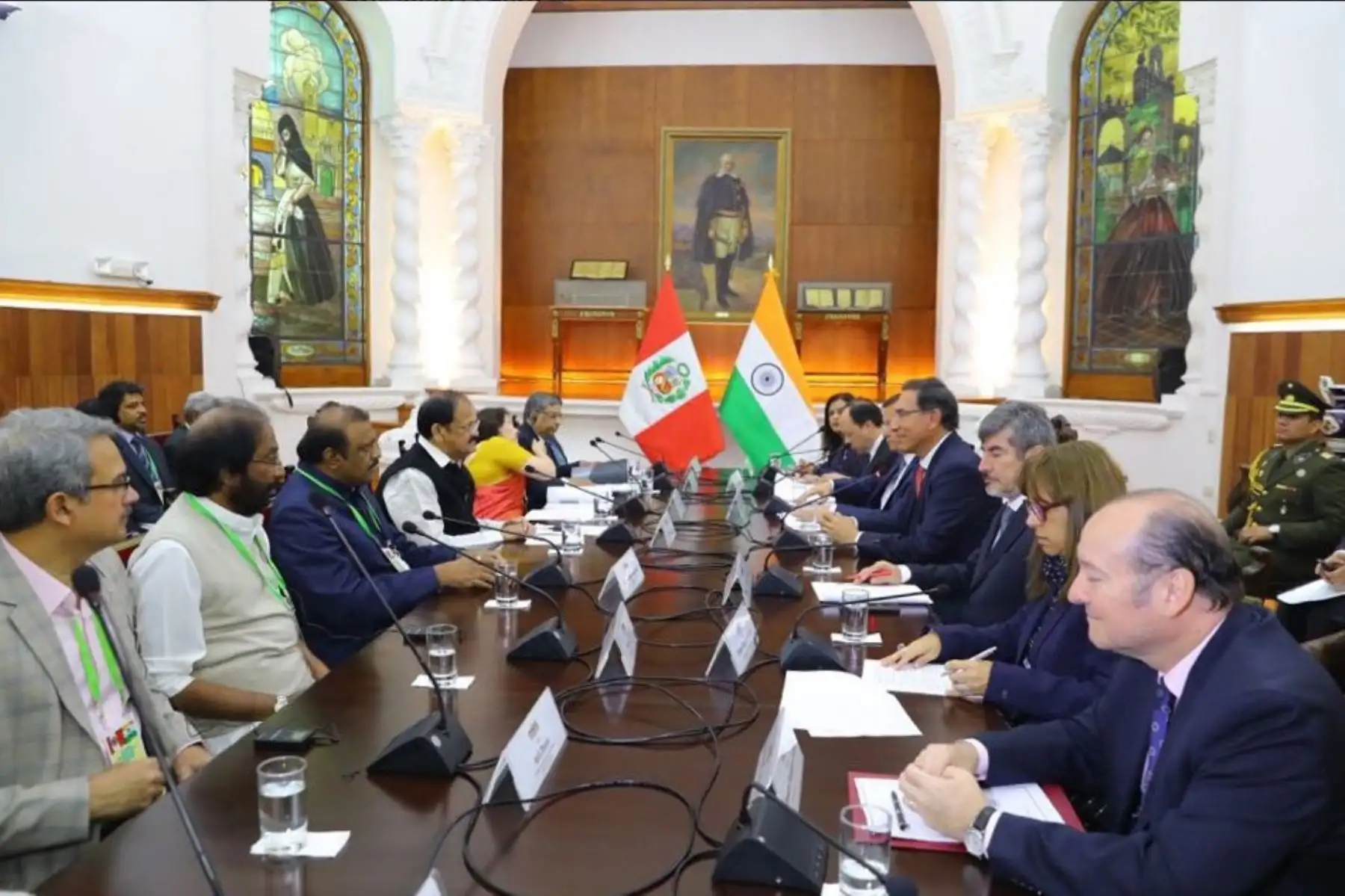 Presidente Martín Vizcarra se reúne con el vicepresidente de India.