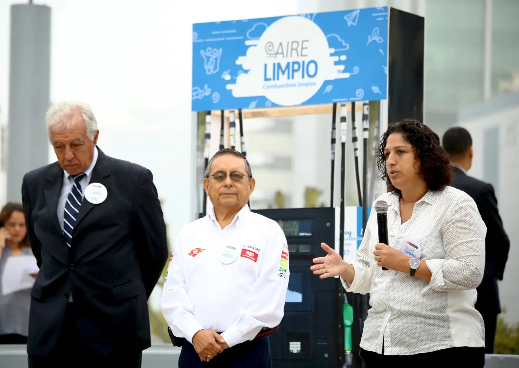 Ministra del Ambiente, Fabiola Muñoz, presenta la campaña nacional Aire Limpio, para mejorar la calidad de vida de las personas. Foto: ANDINA/Minam.