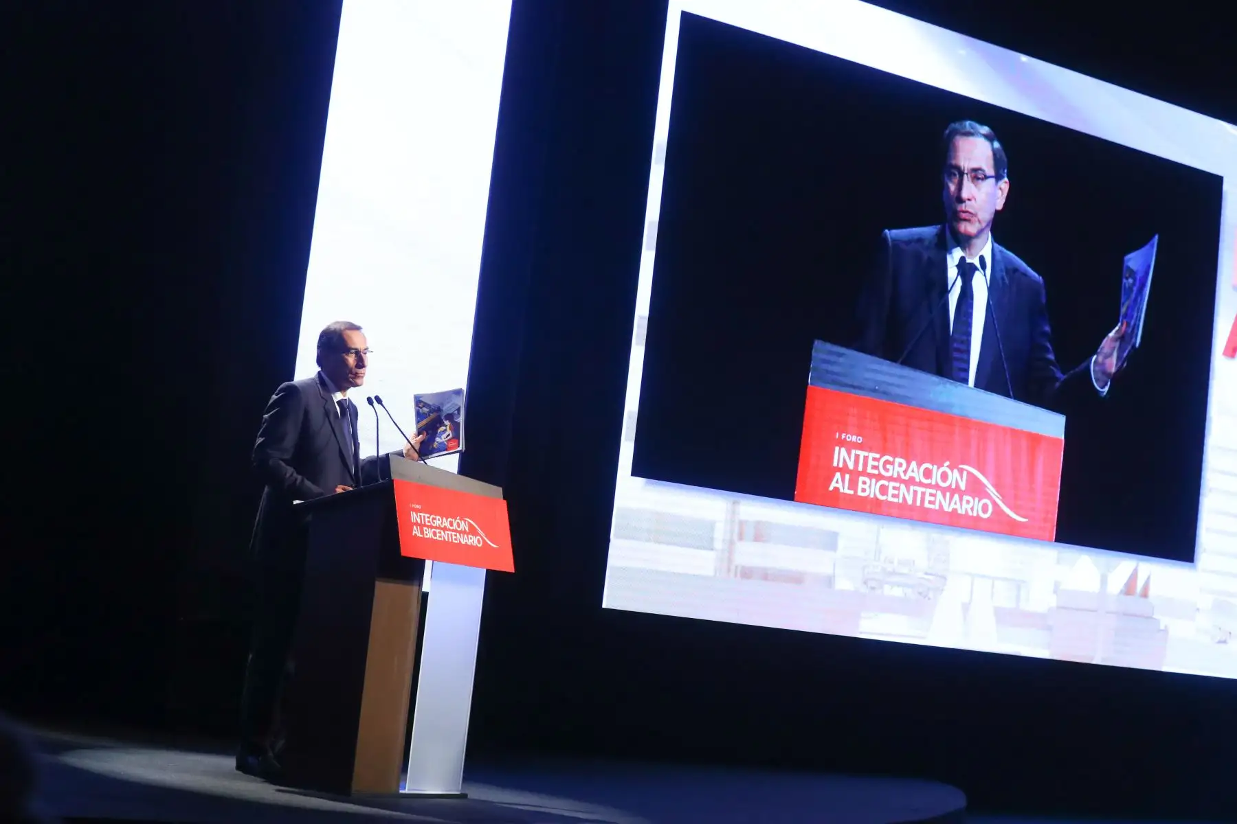 Presidente Vizcarra participó en el primer Foro de Integración al Bicentenario, en San Isidro.Foto: ANDINA/Prensa Presidencia