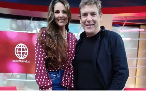 Rebeca Escribens y Carlos Mata guardan una gran amistad desde que trabajaron juntos en un programa en Venezuela.