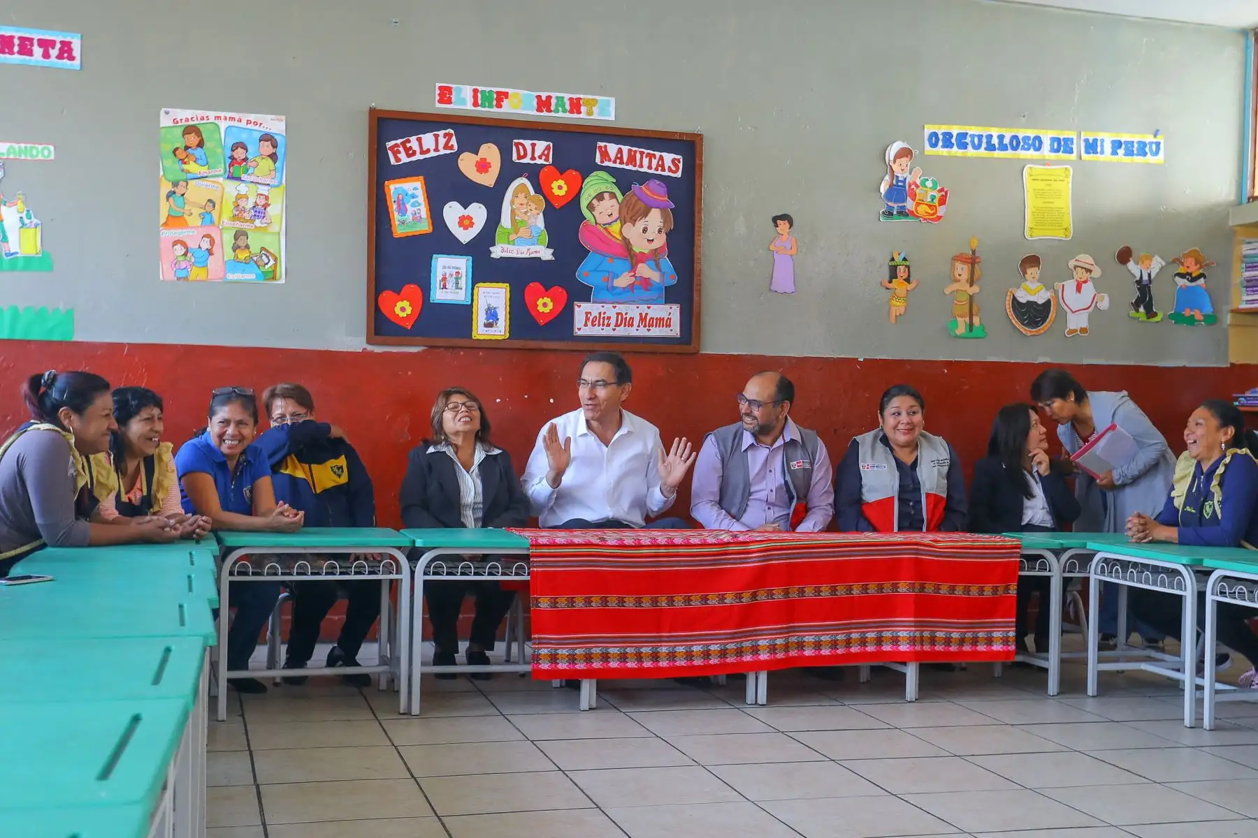 Presidente Vizcarra supervisa IE 501 Monseñor Damaso Labergere en La Victoria. Foto: ANDINA/Prensa Presidencia
